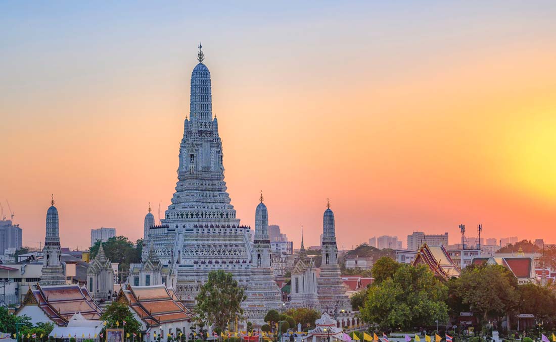 Bangkok in the evening